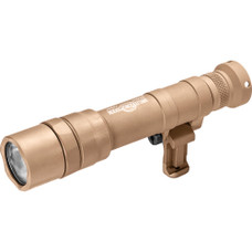 Surefire M640DF Scout Pro Flashlight, LED, 1500 Lumens, Tan Finish, 1913 Picatinny Mount installed, MLOK Mount included, Z68 On/Off Tailcap, SF18650B Micro-USB Rechargeable Battery Included M640DF-TN-PRO