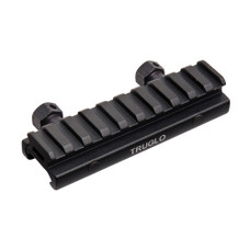 TRUGLO Picatinny Style Riser Mount, Raises Mounting Surface by 1/2", approximately 4" in length, Black TG-TG8970B