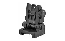 Leapers, Inc. - UTG Accu-Sync Spring-loaded AR15 Flip-up Rear Sight, Black MNT-957
