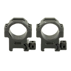 Leapers, Inc. - UTG Pro Max Strength, Rings, Fits Picatinny, 30MM Medium, 2 piece, Black Finish RG2W3154