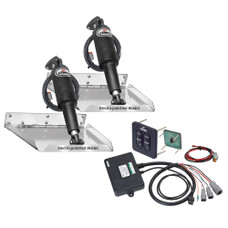 Lenco 18" x 14" Standard Performance Trim Tab Kit w\/Standard Tactile Switch Kit 12V
