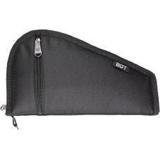 Bulldog Cases Deluxe Pistol Case w/ Pocket and Sleeve, Black, 12"x6" BDT620B