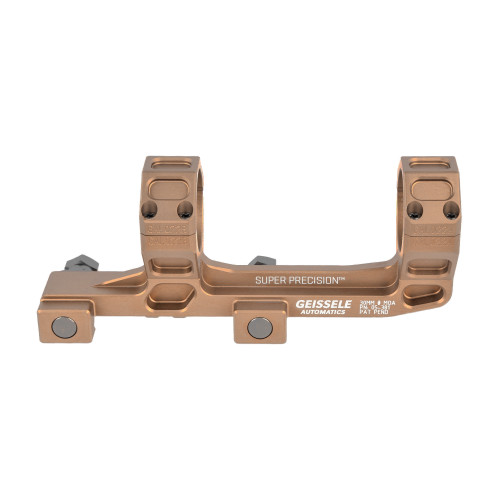 Geissele Automatics Super Precision, Extended Mount, 30mm, Desert Dirt Color, Anodized Finish, Product Finishes, Shade Variations and Other Imperfections Are Normal Due to the Manufacturing Process 05-381S