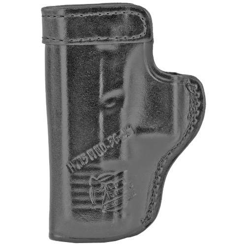 Don Hume H715M Clip-On Holster, Inside The Pant, Fits Glock 19, Right Hand, Black Leather J168740R