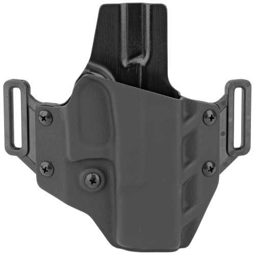 Crucial Concealment Covert OWB, OWB Holster, Right Hand, Kydex, Black, Fits Glock 19 1001