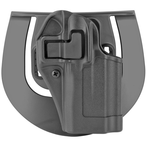 BLACKHAWK SERPA CQC Concealment Holster, Fits Glock 48 and S&W M&P380/9 Shield EZ, Right Hand, Black 410576BK-R
