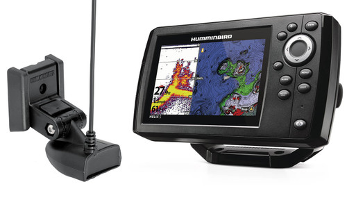 Humminbird HELIX 5" Dual CHIRP GPS G3 Color Fishfinder w/ XNT-9-HW-T Transducer