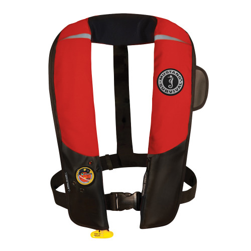 Mustang Pilot 38 Manual Inflatable PFD - Red\/Black