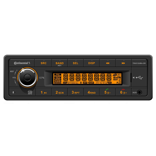 Continental Stereo w\/AM\/FM\/BT\/USB\/PA System Capable - 12V