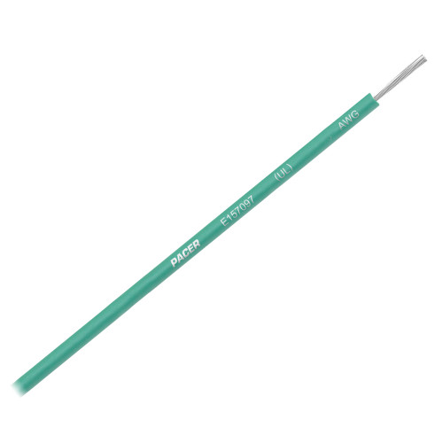 Pacer Green 10 AWG Primary Wire - 25