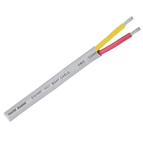 Pacer 16\/2 AWG Round Safety Duplex Cable - Red\/Yellow - 100