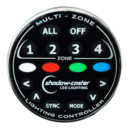 Shadow-Caster Round Zone Controller 4 Channel Remote f\/MZ-LC or SCM-LC
