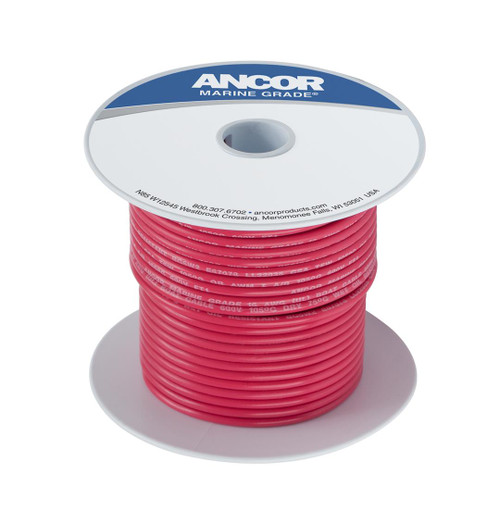 Ancor 100' #18 Red Tinned Copper 100810