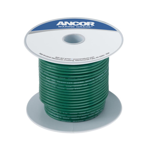 Ancor 100' #16 Green Tinned Copper 102310