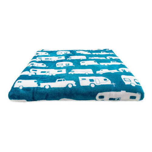 Camco Libatc - Fleece Blanket  Blue  Quee 53440