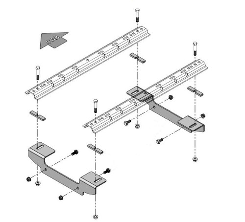 Demco Frame Bracket Kit F/2020 Chevy/gmc2 8552037