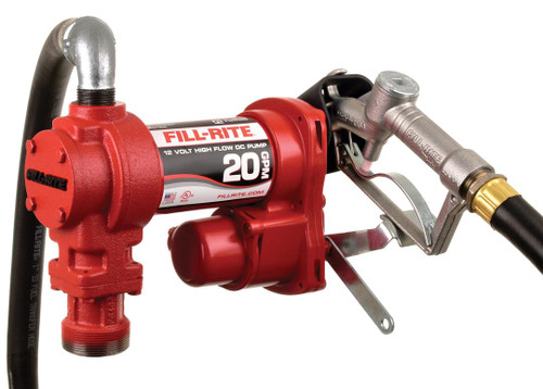 Fill Rite 12v Dc Pump 1'x12' Hose FR4210H