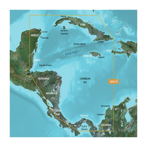 Garmin Carto G3 Hxus031r - Southwest Caribbean 010-C0732-20