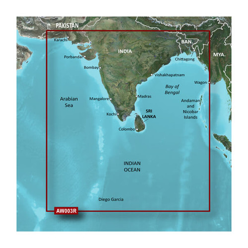 Garmin Carto G3 Hxaw003r - Indian Subcontinent 010-C0755-20