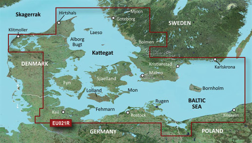 Garmin Carto G3v Veu021r - Denmark E & Sweden Se 010-C0777-00