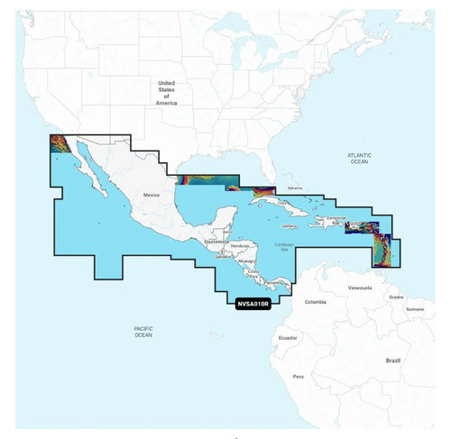 Garmin Carto Central America & Caribbean - Inlan 010-C1451-00