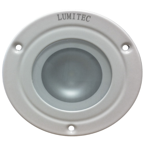 Lumitec Shadow - Flush Mount Down Light - White Finish - 3-Color Red\/Blue Non Dimming w\/White Dimming