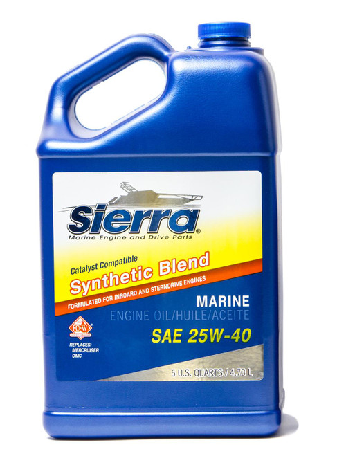 Sierramarine Catalyst Oil 25w40 5 Quart 18-9440CAT-4