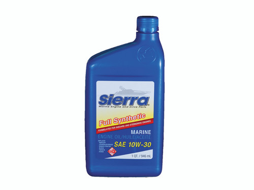Sierramarine 10w30 Synthetic Oil - Qt 18-9690-2