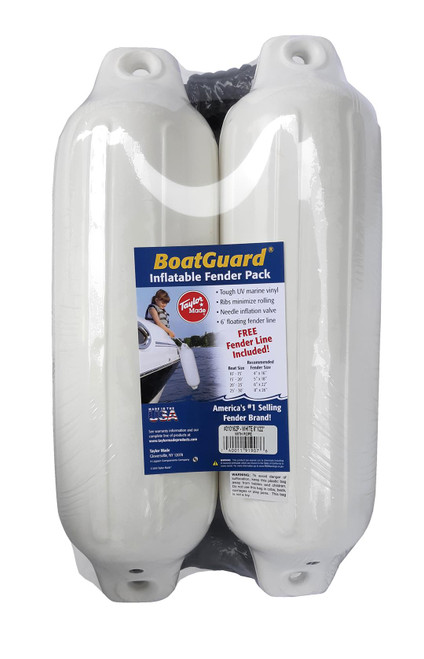 Taylor Made 6' X 22' Bg Fender 2 Pk.white W/blk 310162P