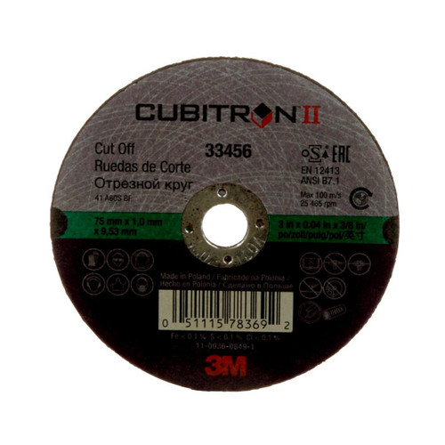 3m 3m  Cubitron  Ii Cut-off 5/cs 33456