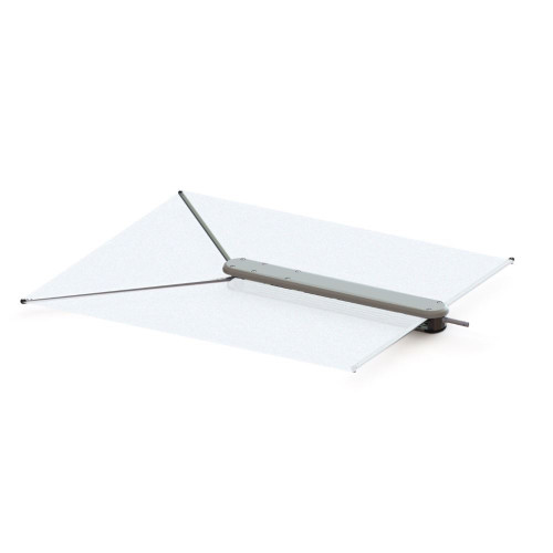 Taco Metals Shade Fin With White Fabric & Bag K T10-3000-1