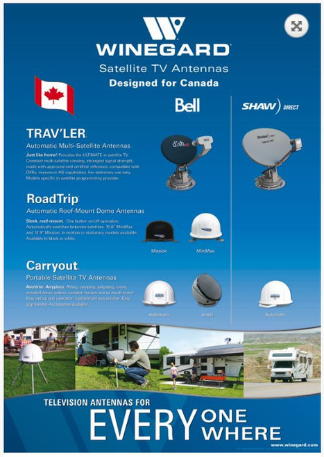 Winegard Canadian Full Line Poster WD-220