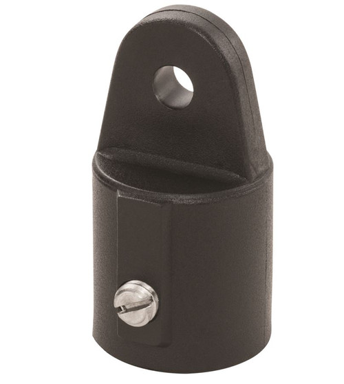 Whitecap Ind 3/4' Outside Eye End (pr) Blk 3416BP