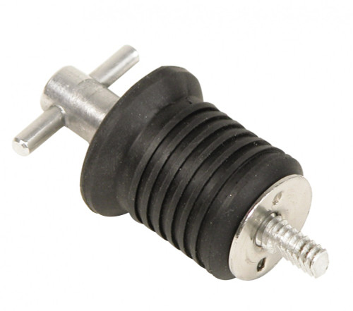 Whitecap Ind 1' Aluminum Bailer Plug - Screw Typ S-0288C