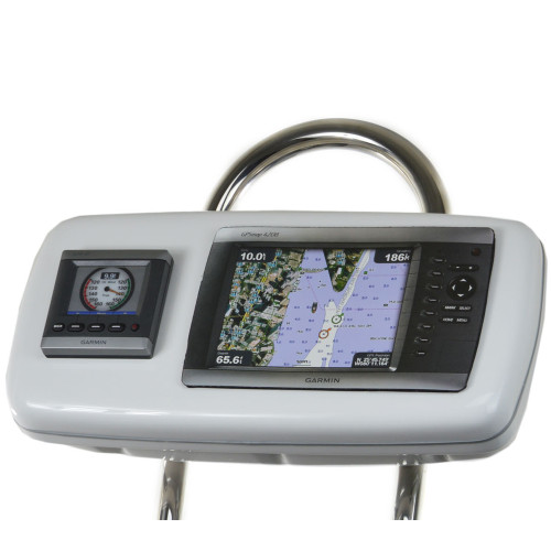 NavPod GP1040-02 SystemPod Pre-Cut f\/Garmin 4008\/4208 & 1 Instrument f\/9.5" Wide Guard