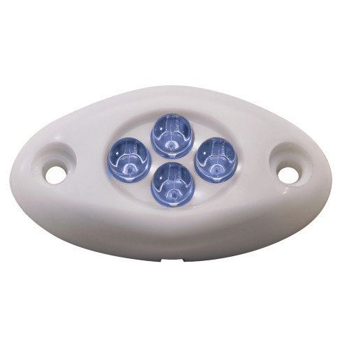Innovative Lighting Courtesy Light - 4 LED Surface Mount - Blue LED\/White Case