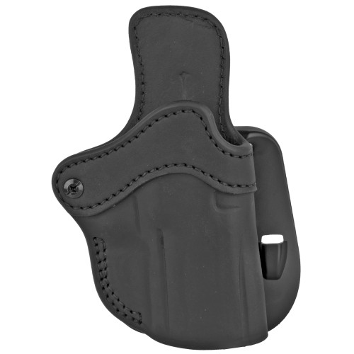 1791 OR, Optics Ready Paddle Holster, Size 2.4S, Right Hand, Stealth Black, Leather OR-PDH-2.4S-SBL-R