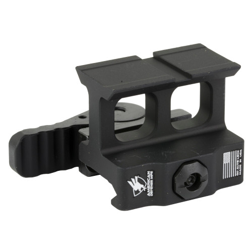 American Defense Mfg. AD-509T, Optic Mount, Lower 1/3 Height, Anodized Finish, Black, Quick Release, Fits Holosun 509T Footprint AD-509T-11-STD