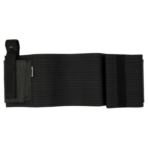Allen Hideout, Belly Band Holster, Fits 32" to 46" Waist, Compatible with Most Concealed Carry Handguns, Ellastic and Nylon Construction, Snap Closure, Matte Finish, Black, Ambidextrous 44250