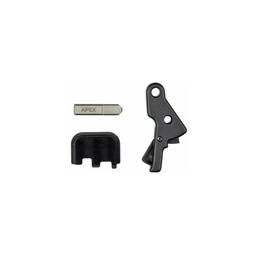 Apex Tactical Specialties Action Enhancement Kit, Fits CZ P-10S/C/F, 9MM, Action Enhancement Trigger, Performance Disconnector, Slide Cover Plate, Black 116-115