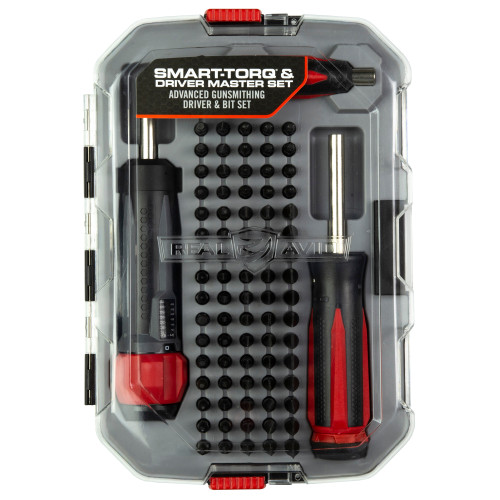 Real Avid Smart Torq & Driver, 83 Piece Screwdriver Set, Black Handle AVSTDMS