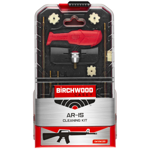 Birchwood Casey Cleaning Kit, Fits AR-15, 22 Piece Comprehensive Kit, Custom Handle BC-ARCLN-KIT