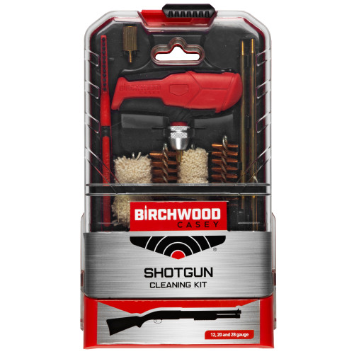 Birchwood Casey Universal Shotgun Cleaning Kit, 17 Pieces, Custom Handle BC-SHGCLN-KIT