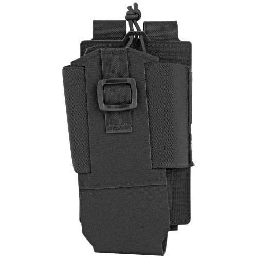 BLACKHAWK Foundation, Radio/GPS Pouch, Nylon, Black 37FS50BK