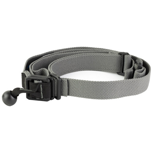 Blue Force Gear GMT "Give Me Tail", 2-Point Combat Sling, 1.25" Webbing, Snag Free Lock Release Tab, TEX 70 Bonded Nylon Thread, Wolf Gray GMT-125-OA-WF