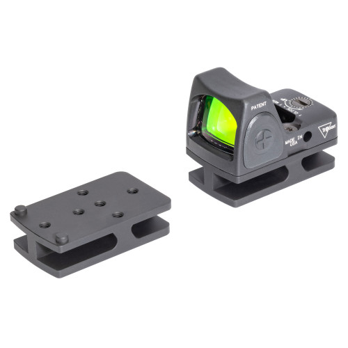 Badger Ordnance Condition One Micro Sight Mount, For C1 J-Arm Only, Fits Trijicon RMR, Black 200-13B