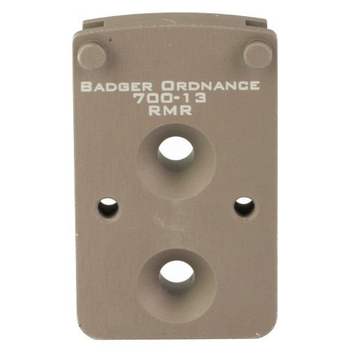 Badger Ordnance C1 12 O'Clock Top Optical Platform, Fits Trijicon RMR, For Use with C1 Arc, Anodized Finish, Tan 700-13