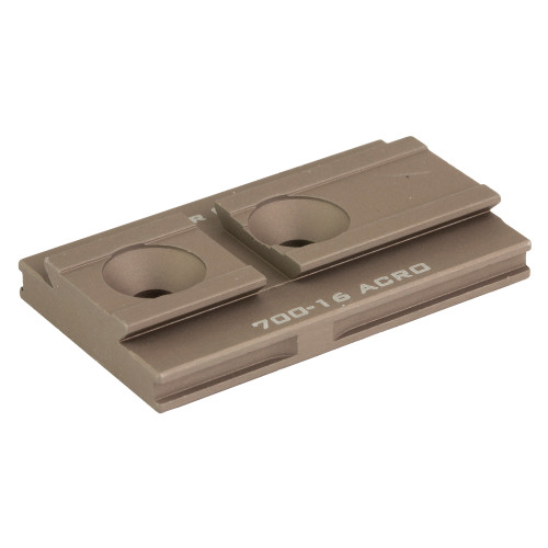 Badger Ordnance C1 12 O'Clock Top Optical Platform, Fits Aimpoint Acro, For Use with C1 Arc, Anodized Finish, Tan 700-16