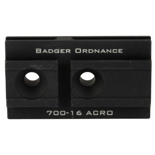 Badger Ordnance C1 12 O'Clock Top Optical Platform, Fits Aimpoint Acro, For Use with C1 Arc, Anodized Finish, Black 700-16B