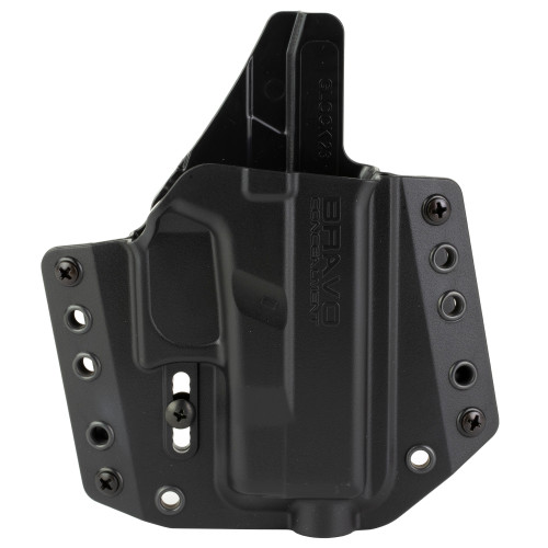 Bravo Concealment BCA, OWB Concealment Holster, 1.5" Belt Loops, Fits Glock 26/27/33, Right Hand, Black, Polymer, Does not fit Glock 27 Gen 5 BC10-1003